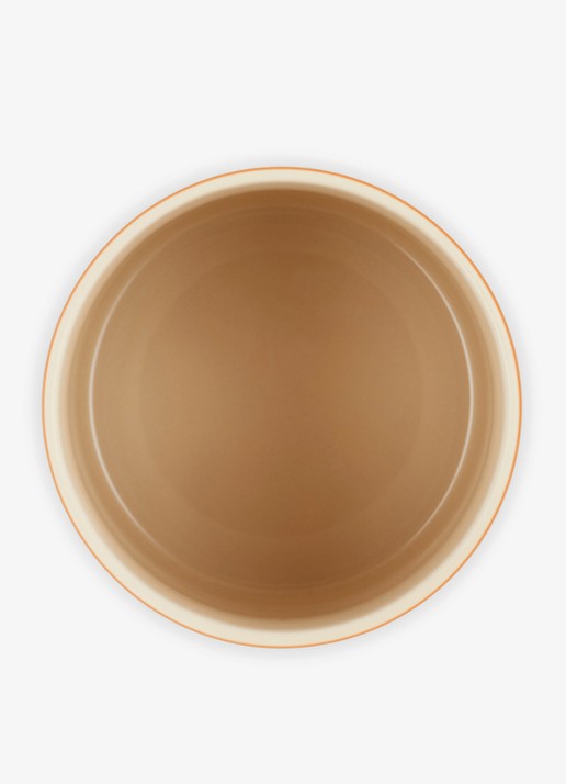Le Creuset Signature voorraadpot 1,1 liter - detail 4 oranjerood