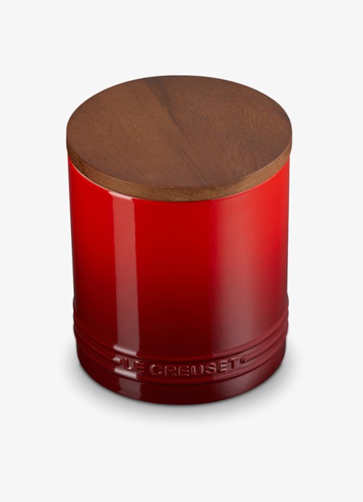 Le Creuset Signature voorraadpot 1,1 liter - voorkant 5 donkerrood