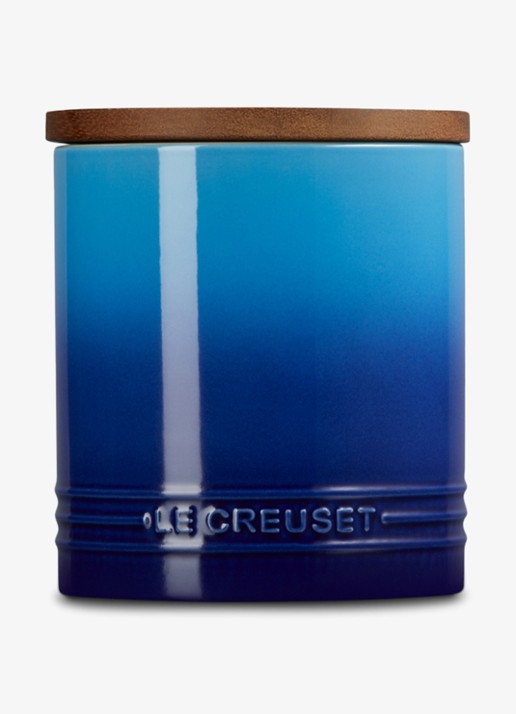 Le Creuset Signature voorraadpot 1,1 liter - achterkant 5 royalblauw