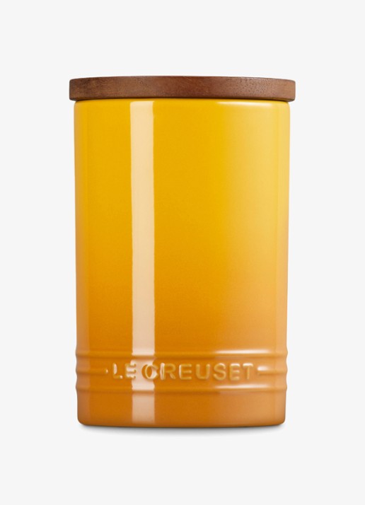 Le Creuset Signature voorraadpot 77 cl - achterkant 4 abrikoos