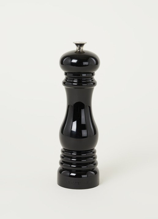 Le Creuset Zoutmolen 20 cm - voorkant 2 ebbenzwart / zwart