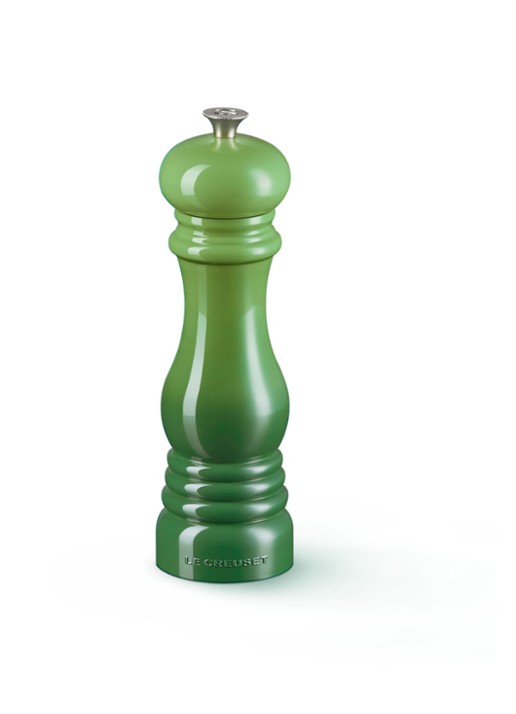 Le Creuset Zoutmolen 21 cm - detail bamboo / groen