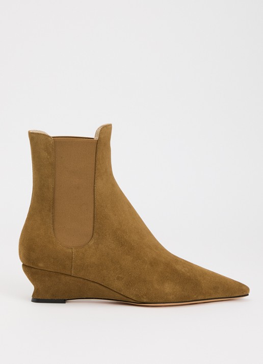 Le Monde Béryl Camille chelsea boot van suède