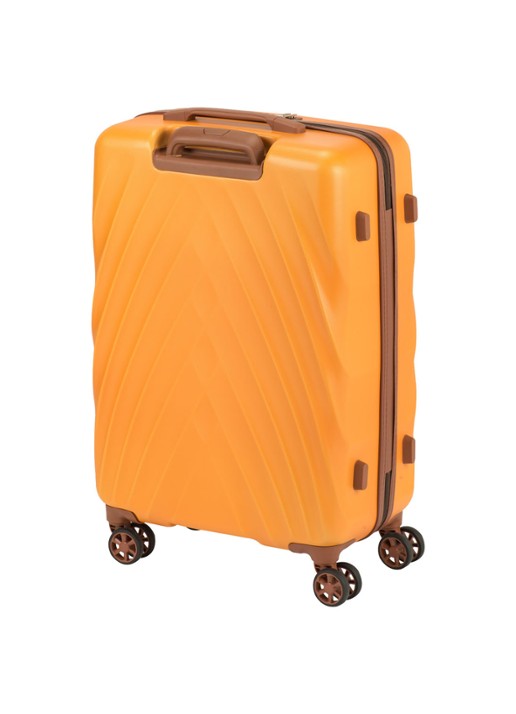 Le Sudcase Model One Poppy Orange M spinner 67 cm - detail 3 oranje
