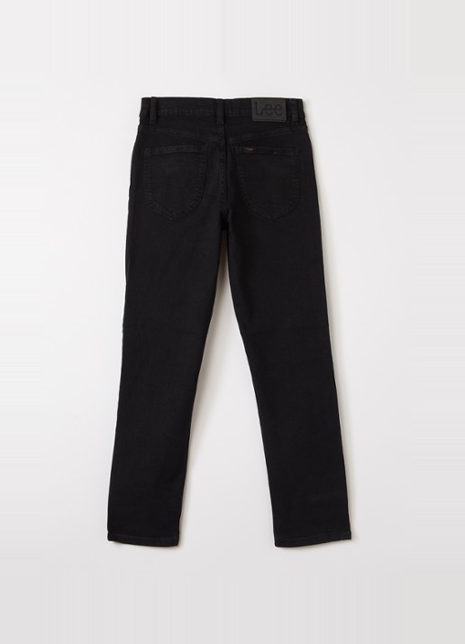 LEE Darren straight leg jeans met stretch - voorkant 2 zwart