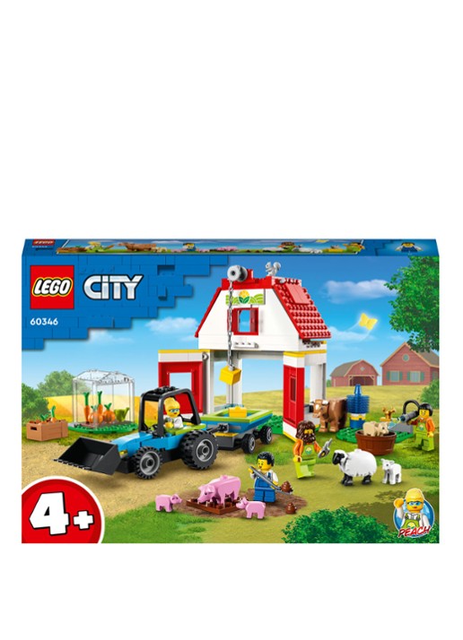 LEGO Boerderij schuur en boerderijdieren - 60346 - voorkant multicolor