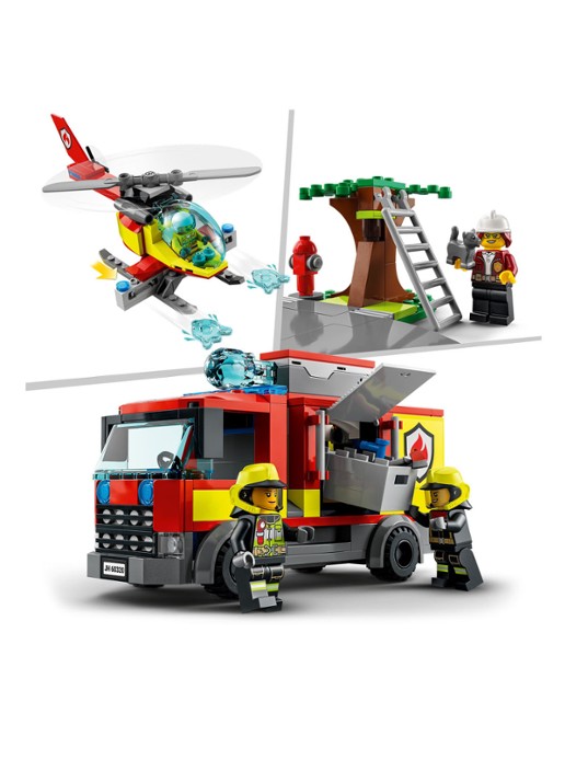 LEGO Brandweerkazerne bouwspeelgoed - 60320 - detail 4 multicolor