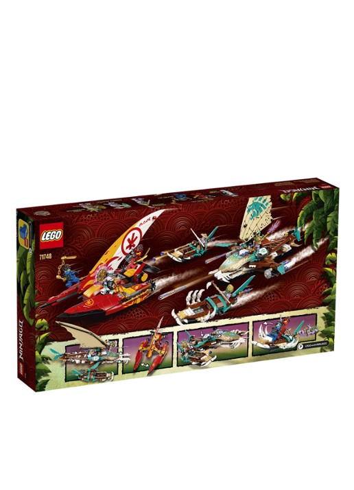 LEGO Catamaran zeeslag - 71748 - detail 7 bruin