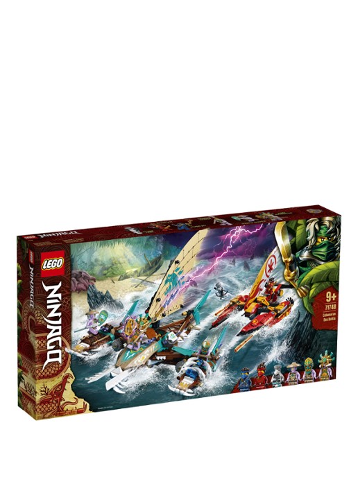 LEGO Catamaran zeeslag - 71748 - voorkant bruin