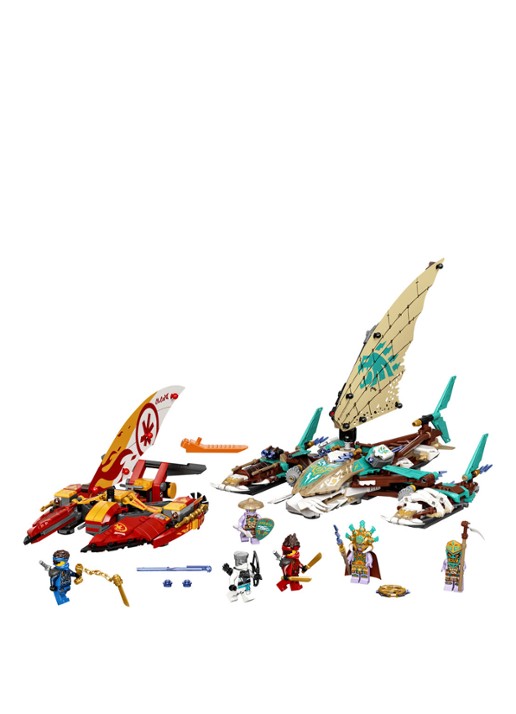 LEGO Catamaran zeeslag - 71748 - voorkant 2 bruin