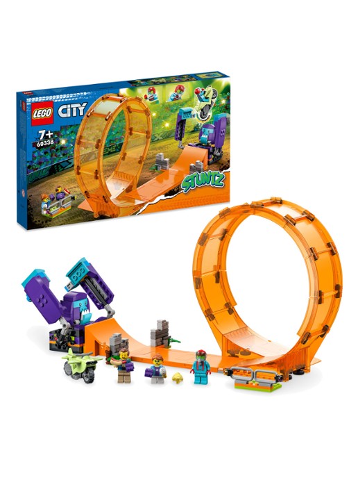 LEGO Chimpansee stuntlooping - bouwset 60338 - detail multicolor