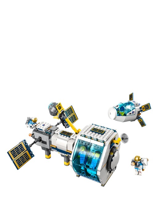 LEGO City Ruimtestation op de maan bouwbare modelbouwset - 60349 - voorkant 7 multicolor