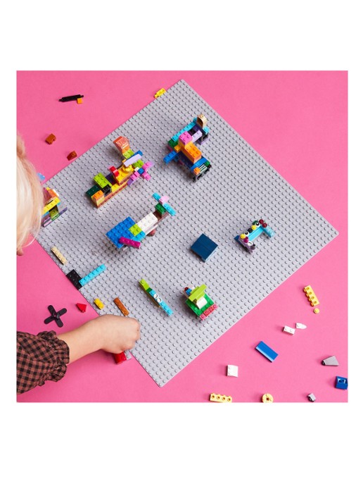 LEGO Classic Grijze bouwplaat speelbord 48 x 48 cm - 11024 - detail 5 multicolor