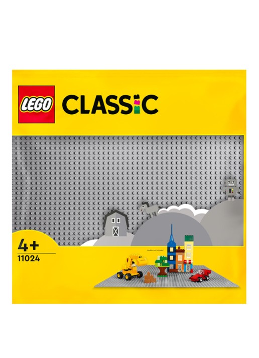 LEGO Classic Grijze bouwplaat speelbord 48 x 48 cm - 11024 - voorkant multicolor