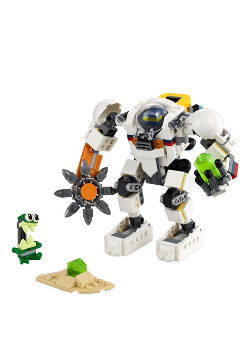 LEGO Creator Ruimtemijnbouw-mecha - 31115 - voorkant 2 okergeel