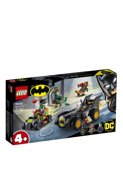 LEGO DC Comics Super Heroes Batman vs. The Joker: Batmobile achtervolging - 76180 - voorkant 6 zwart