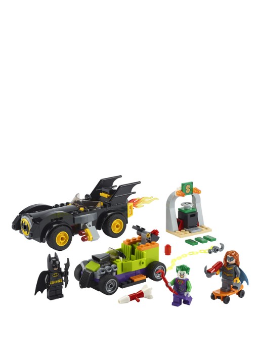 LEGO DC Comics Super Heroes Batman vs. The Joker: Batmobile achtervolging - 76180 - voorkant 7 zwart