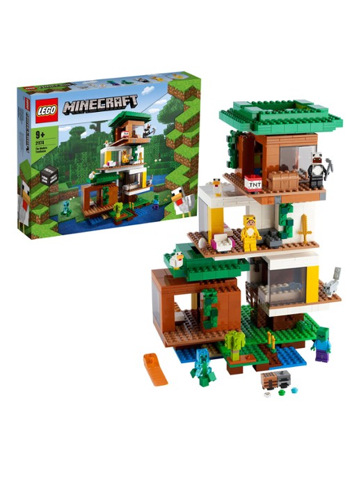 LEGO De moderne boomhut speelgoed - 21174 - detail multicolor