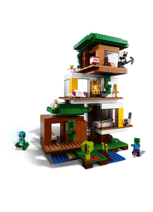 LEGO De moderne boomhut speelgoed - 21174 - detail 2 multicolor