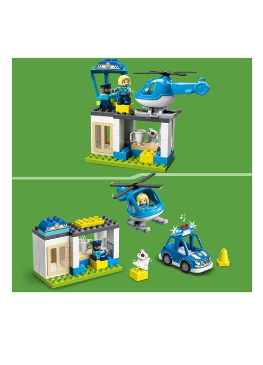 LEGO DUPLO Politie Station & Helikopter Speelgoed - 10959 - detail 4 multicolor