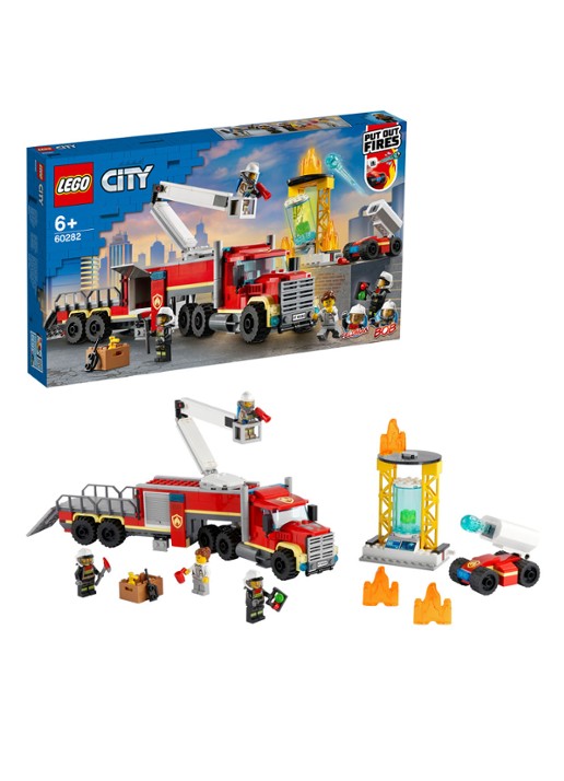 LEGO Grote ladderwagen - 60282 - detail 3 rood