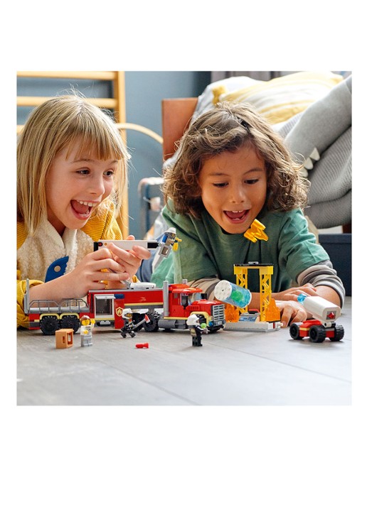 LEGO Grote ladderwagen - 60282 - detail 6 rood
