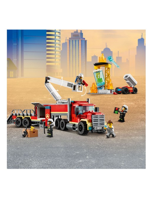 LEGO Grote ladderwagen - 60282 - detail 7 rood