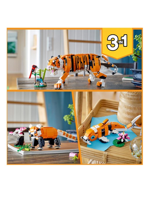 LEGO Grote Tijger bouwspeelgoed - 31129 - detail 7 multicolor