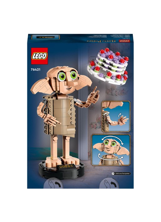 LEGO Harry Potter Dobby de huis-elf - bouwset 76421  - voorkant 3 multicolor
