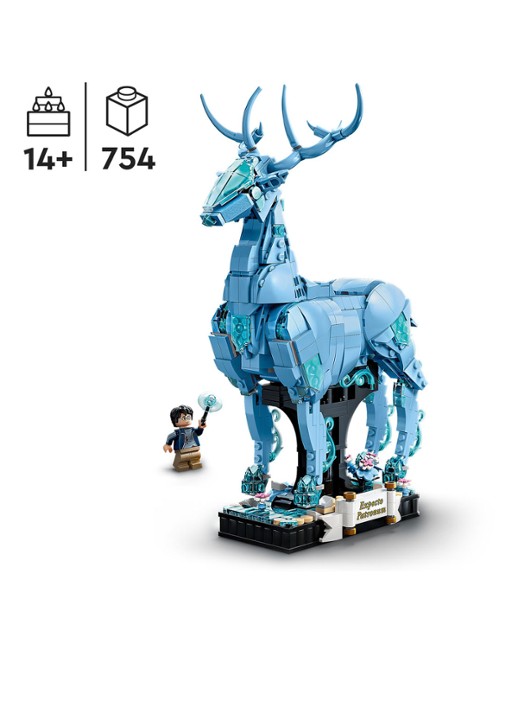 LEGO Harry Potter Expecto Patronum - bouwset 76414  - achterkant 4 multicolor