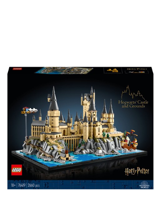 LEGO Harry Potter Kasteel Zweinstein en terrein bouwset - 76419 - voorkant multicolor