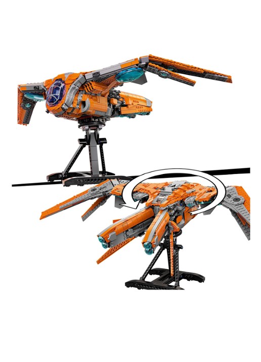 LEGO Het schip van de Guardians - 76193 - detail 4 oranje