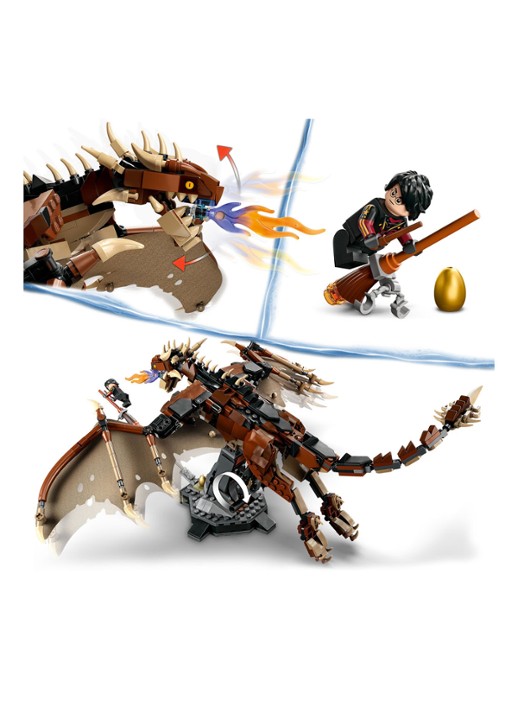 LEGO Hongaarse Hoornstaart draak - 76406 - detail 4 multicolor