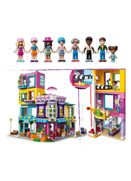 LEGO Hoofdstraatgebouw bouwspeelgoed - 41704 - detail 4 multicolor