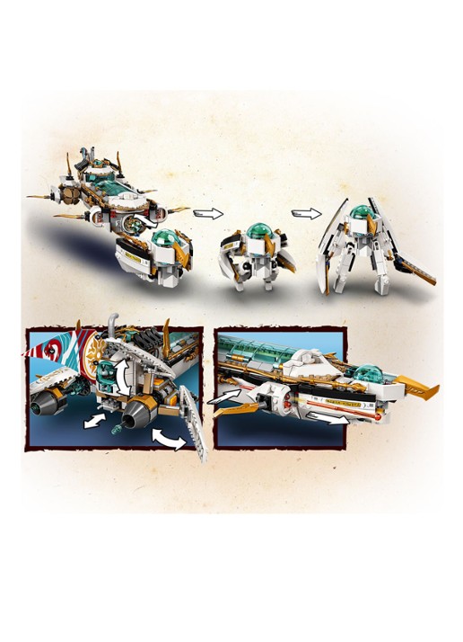 LEGO Hydro Bounty Onderzeeër Set - 71756 - detail 5 multicolor