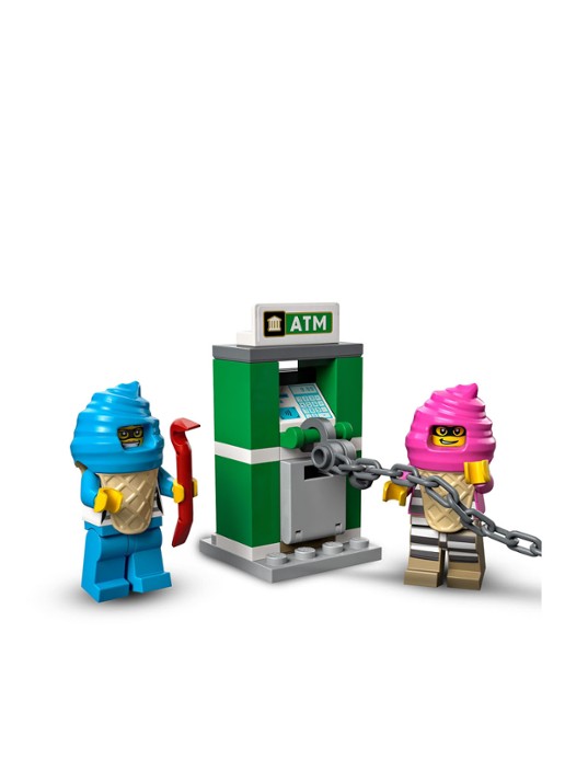 LEGO IJswagen Politieachtervolging bouwspeelgoed - 60314 - detail 4 multicolor