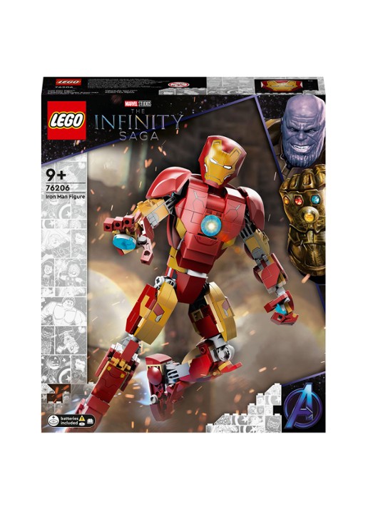 LEGO Iron Man Figuur bouwspeelgoed - 76206 - voorkant 6 multicolor