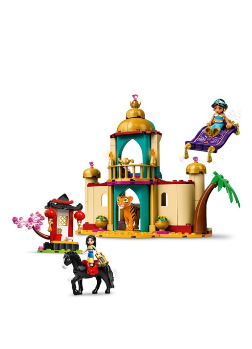 LEGO Jasmines en Mulans Avontuur bouwspeelgoed - 43208 - voorkant 2 multicolor