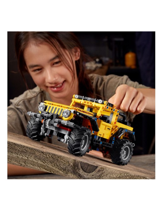 LEGO Jeep Wrangler - 42122 - detail 5 geel