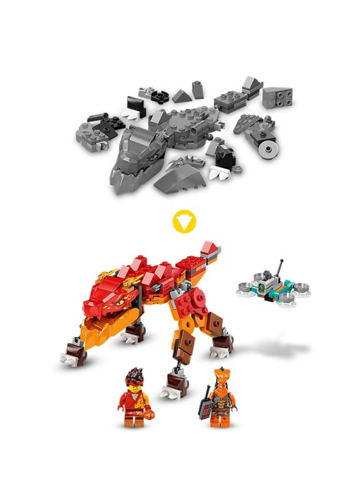 LEGO Kai's Vuurdraak EVO bouwspeelgoed - 71762 - detail 4 multicolor
