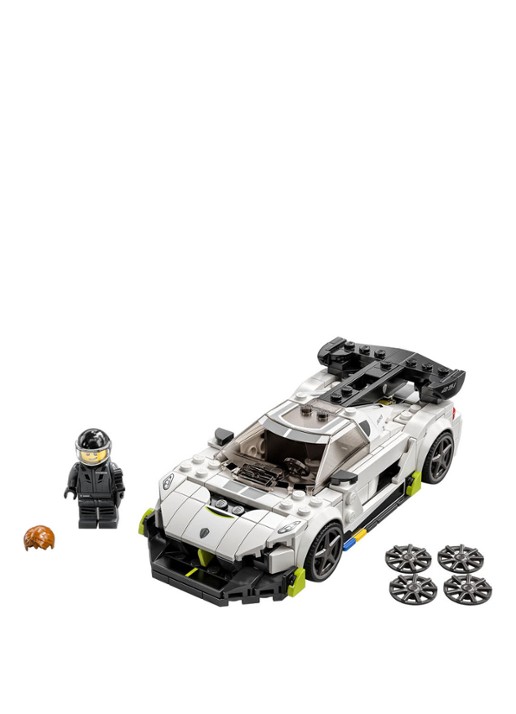 LEGO Koenigsegg Jesko - 76900 - voorkant 2 wit