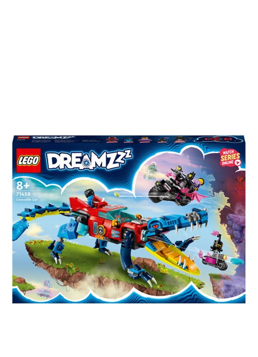 LEGO Krokodilauto bouwset -  71458 - voorkant 3 multicolor