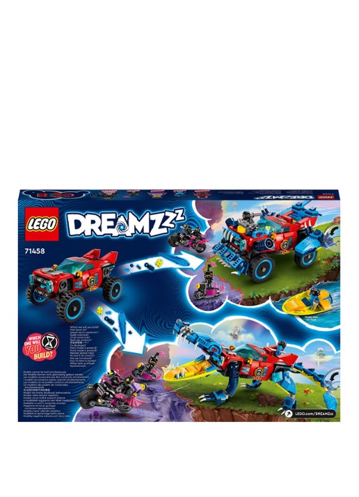 LEGO Krokodilauto bouwset -  71458 - voorkant 4 multicolor