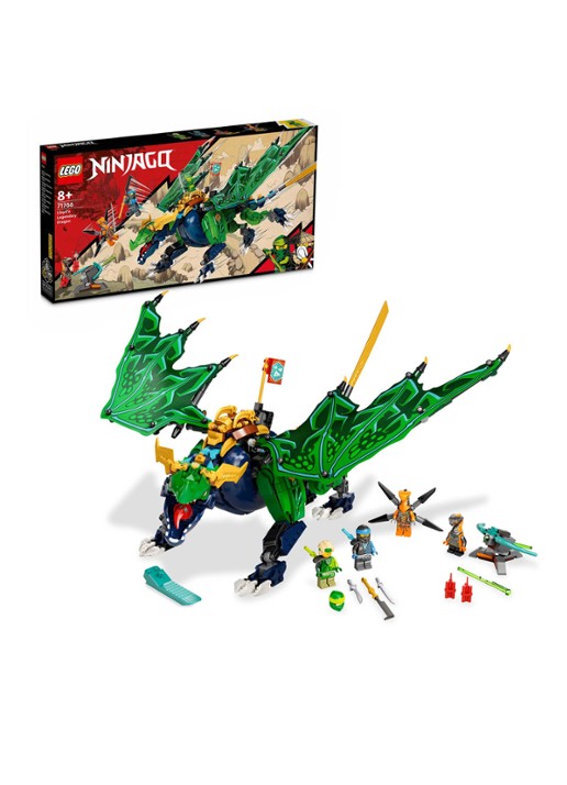 LEGO Lloyd's Legendarische Draak bouwspeelgoed - 71766 - detail 3 multicolor