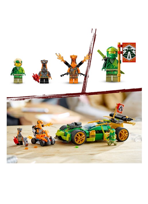 LEGO Lloyd's Racewagen EVO bouwspeelgoed - 71763 - detail 7 multicolor