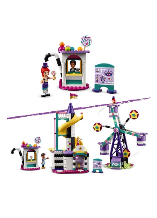 LEGO Magisch reuzenrad en glijbaan - 41689 - detail 3 paars