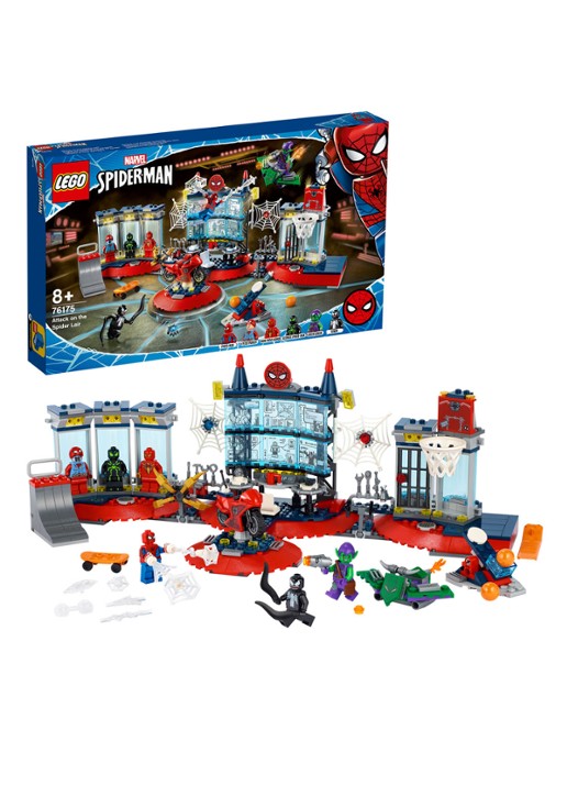 LEGO Marvel Super Heroes Aanval op de Spider schuilplaats - 76175 - detail 3 blauw