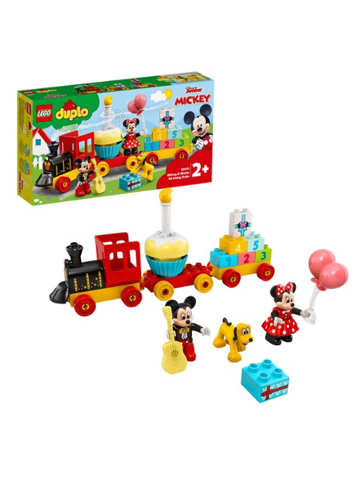 LEGO Mickey & Minnie Verjaardagstrein - bouwset 10941 - detail steenrood
