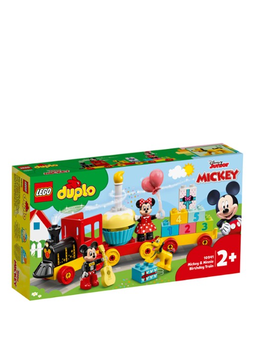 LEGO Mickey & Minnie Verjaardagstrein - bouwset 10941 - voorkant 6 steenrood