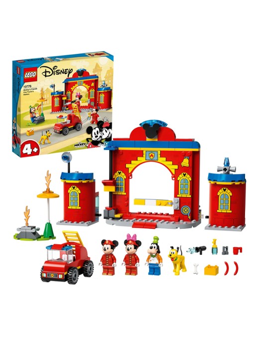 LEGO Mickey Mouse Brandweerkazerne & auto - 10776 - detail 3 rood